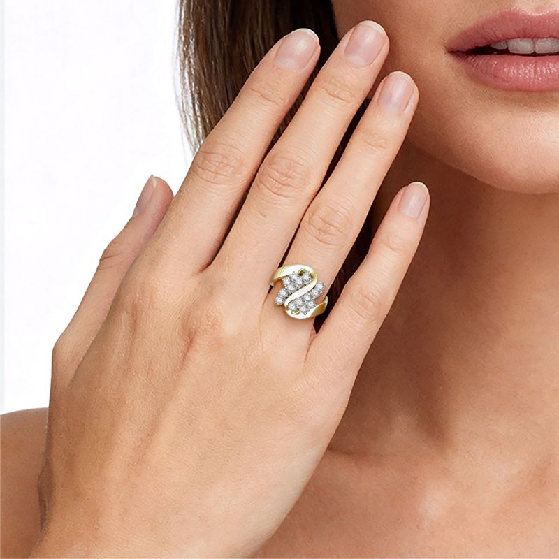 Curve Round-Cut Ring