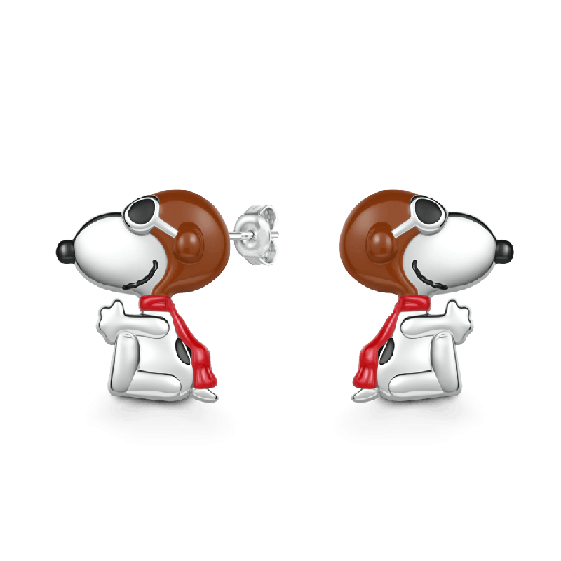 Snoopy Wearing Sunglasses Earrings