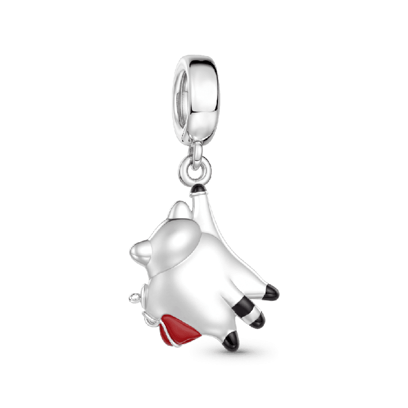 Panda Holding A Gift Box Pendant