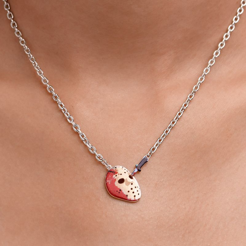 Jason Voorhees Hockey Mask Necklace