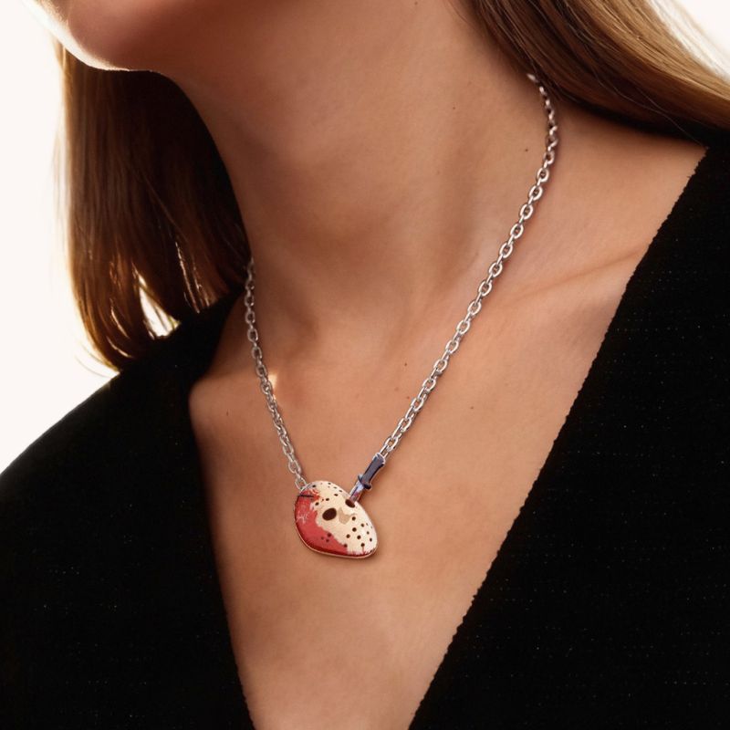 Jason Voorhees Hockey Mask Necklace