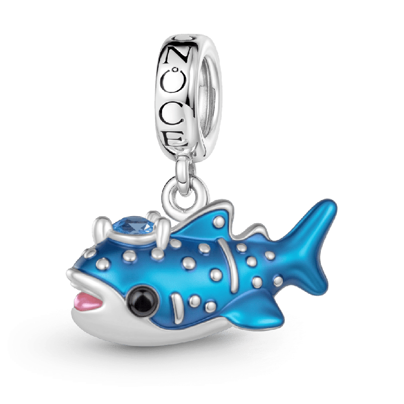 Blue Whale Shark Charm