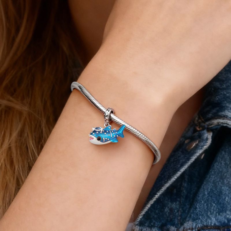 Blue Whale Shark Charm