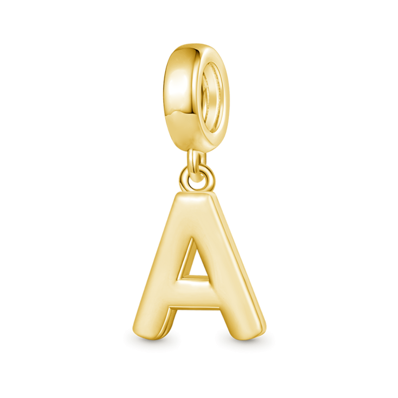 18k Gold Plated Letters Gift Pendant