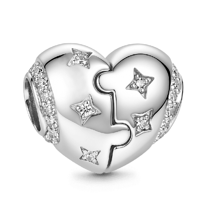 Puzzle Birthstone Charm