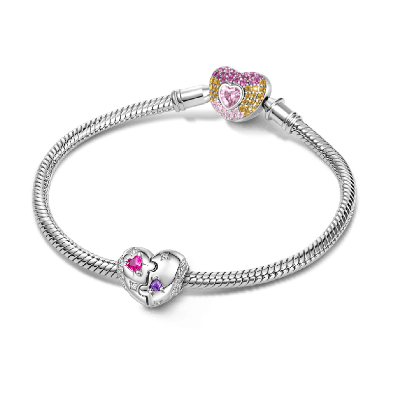 Puzzle Birthstone Charm