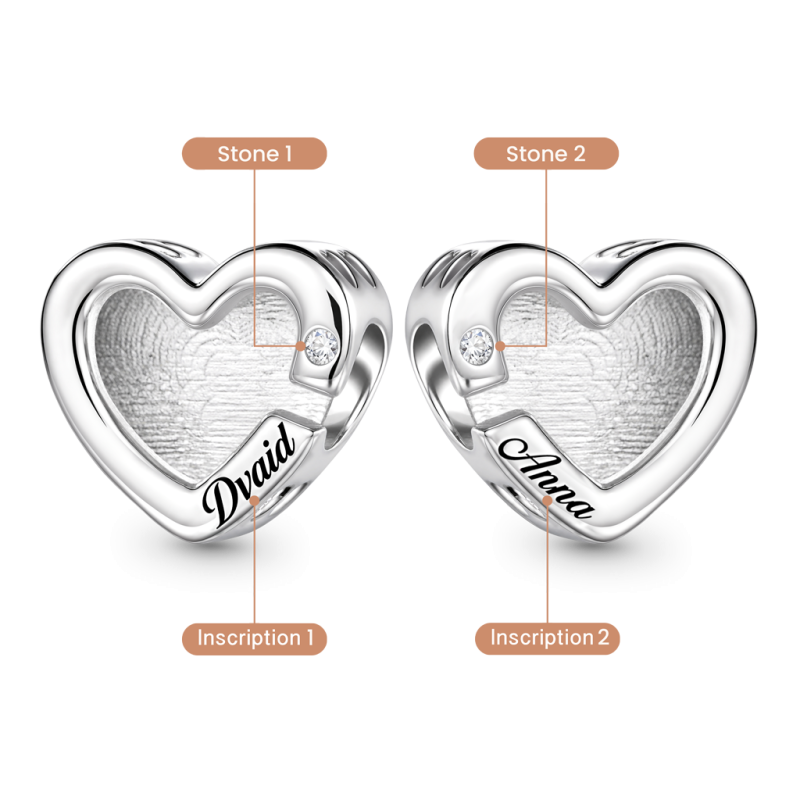 Engravable Birthstone Charm