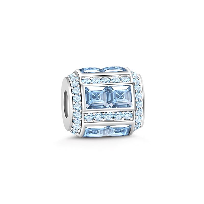 March Birthstone Charm