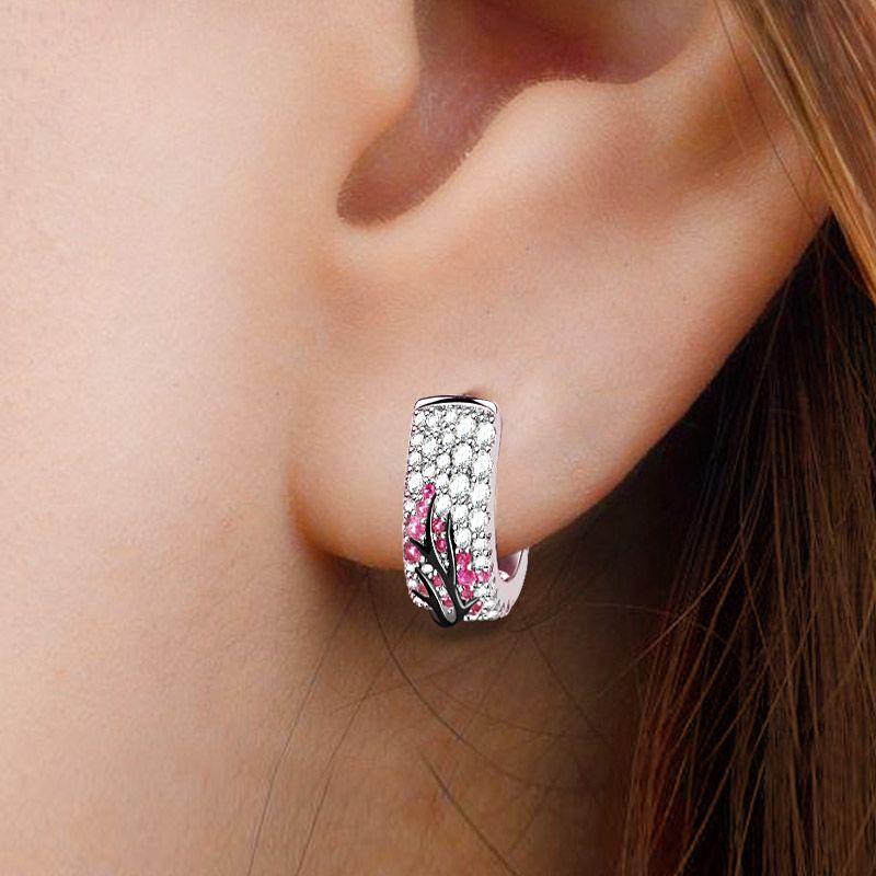 Plum Tree Earrings