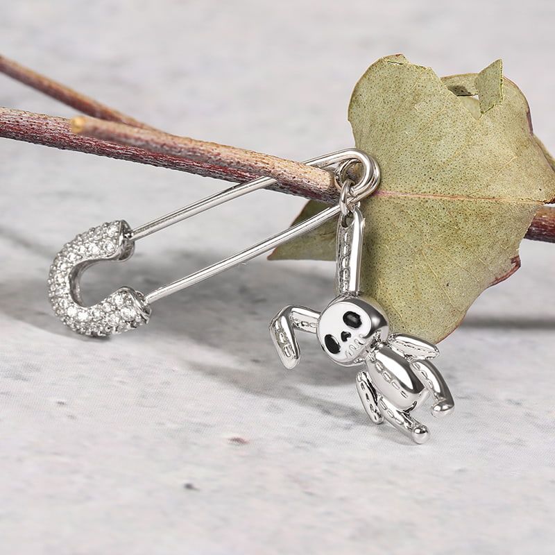 Paperclip Bunny Doll Earring