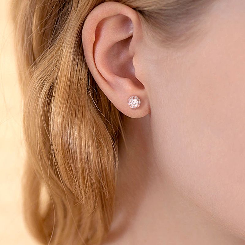 Rose Gold Stud Earring