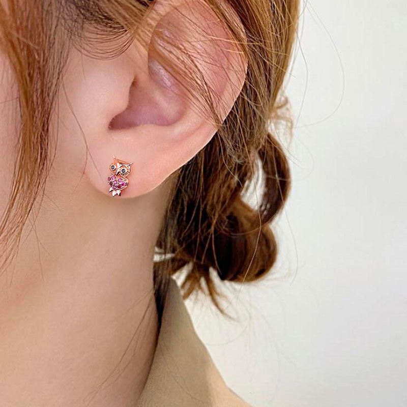 Owl Stud Earrings