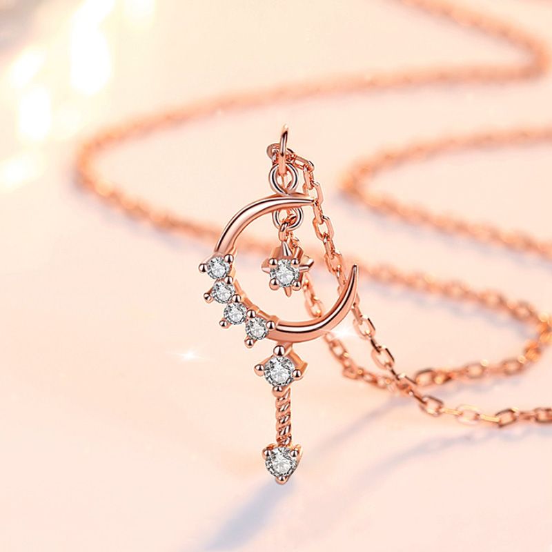 Star Moon Necklace