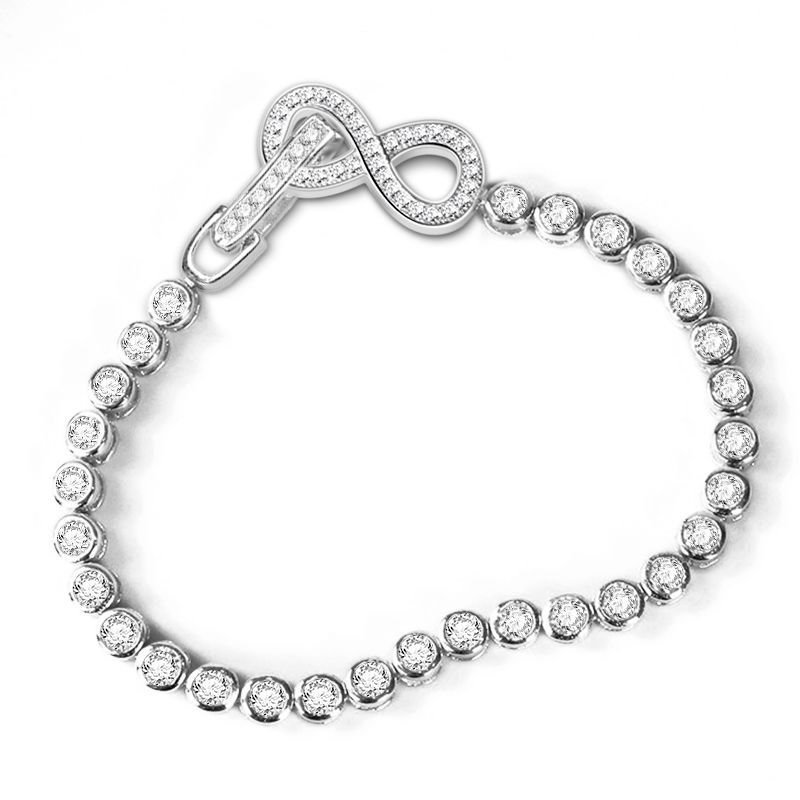 Infinite Tennis Bracelet With