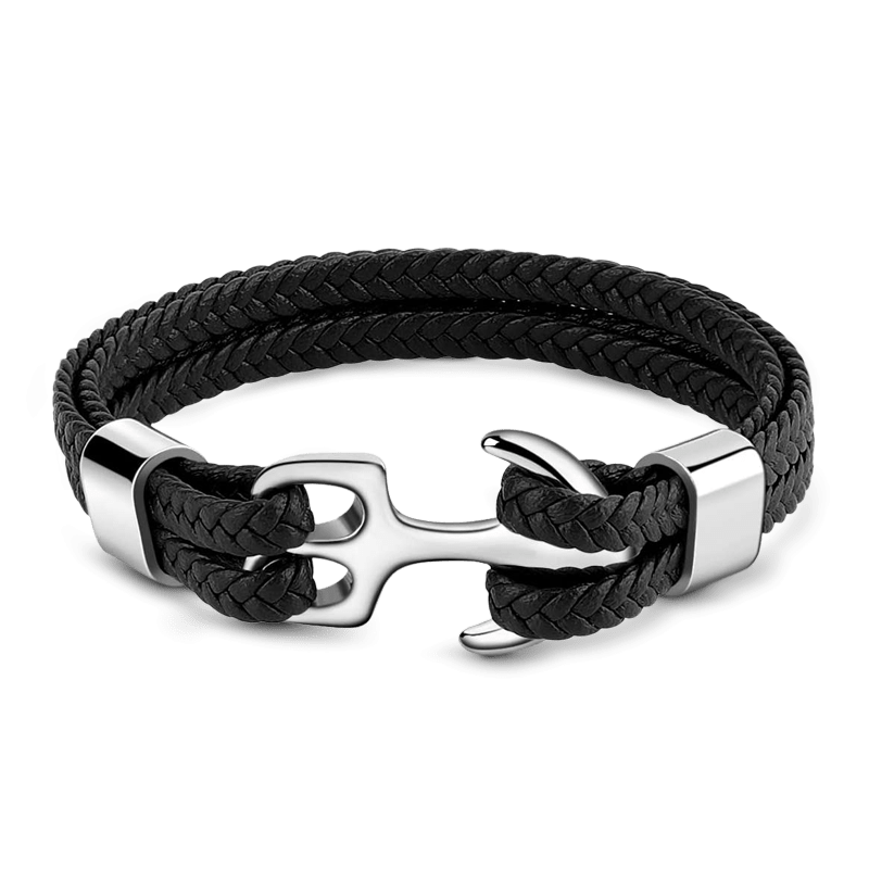 Black Anchor Bracelet
