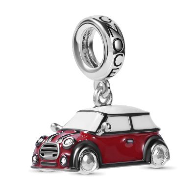 Red Vintage Car Pendant