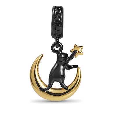 Cat & Moon Pendant