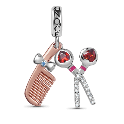Comb & Scissors Pendant