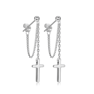 Cross Dangle Earrings