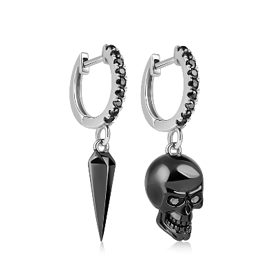 Skull & Awl Earring