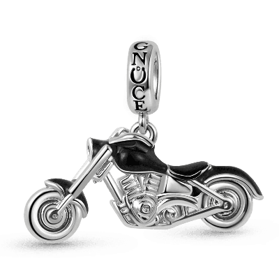 Black Motorcycle Pendant