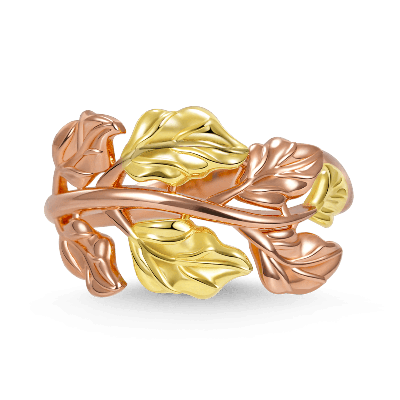 Brilliant Leaf Ring