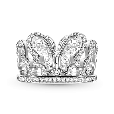 Butterfly Crown Ring