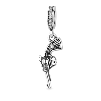 Revolver Gun Pendant