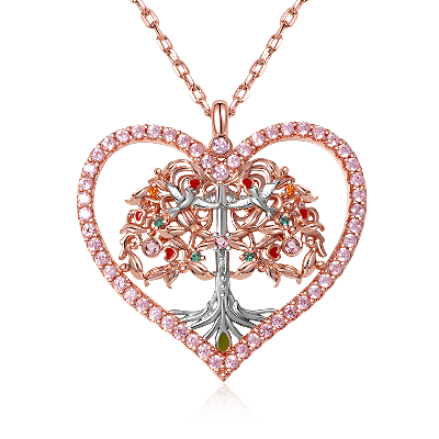 "Lifetree in Heart" Necklace