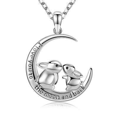 Love You To The Moon&Back Necklace