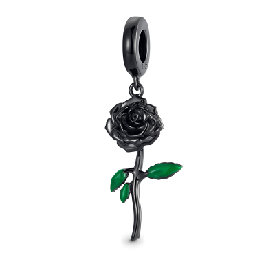Black Rose Pendant