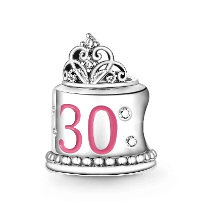 30th Birthday Cake Charm