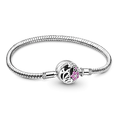 Pink Flower Basic Bracelet