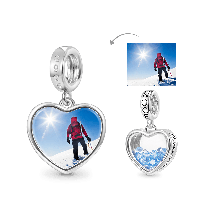 Dec.Birthstone Photo Pendant