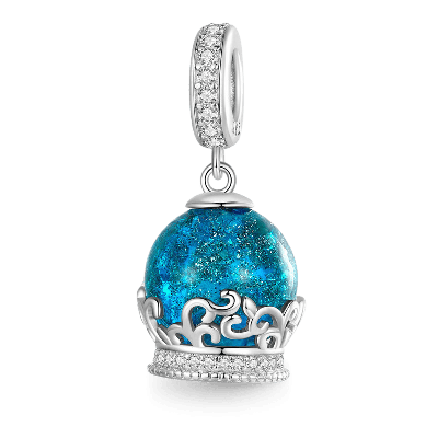 Blue Fantasy Ball Pendant