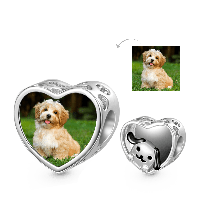 Pet Dog Photo Charm