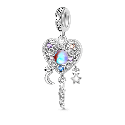 Dream Catcher Heart Pendant