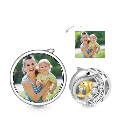 Dolphin Photo Charm