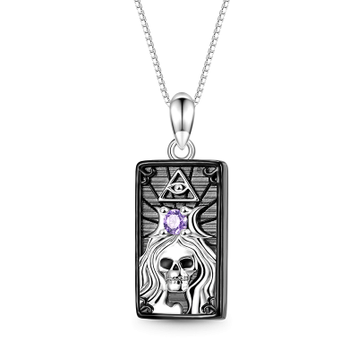 High Priestess Tarot Necklace