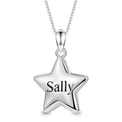 Engravable Star Necklace