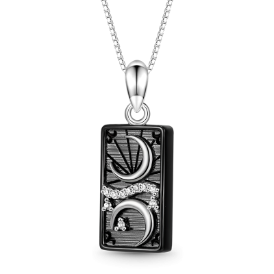 "the Moon" Tarot Necklace