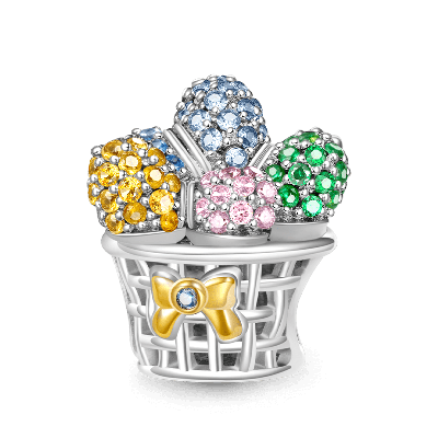 Easter Egg Basket Charm
