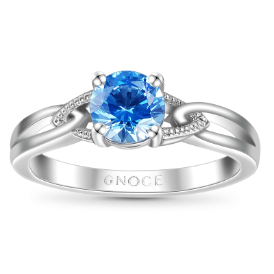 Round-cut Promise Ring