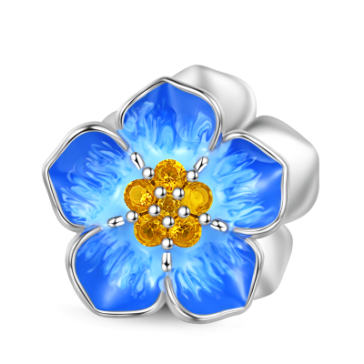 Blue Blossoms Charm