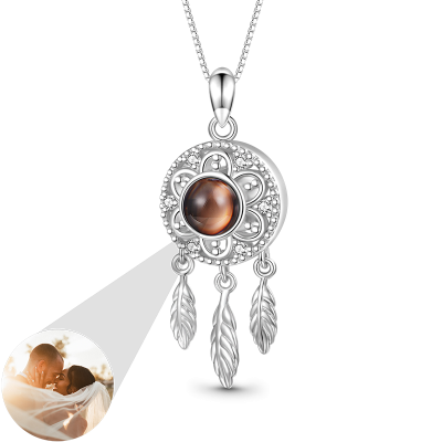 Projection Dream Catcher Necklace