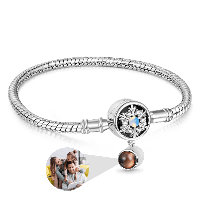 Projection Snowflake Basic Bracelet