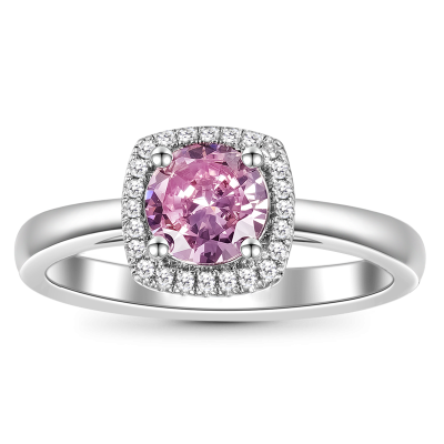 Round-cut Promise Ring