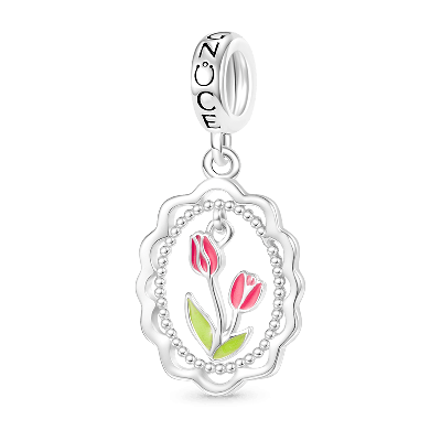 Tulip Picture Frame Pendant
