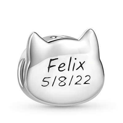 Pet Cat Engravable Charm