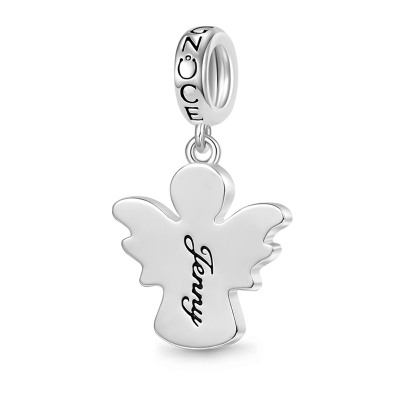 Engravable Angel Name Pendant